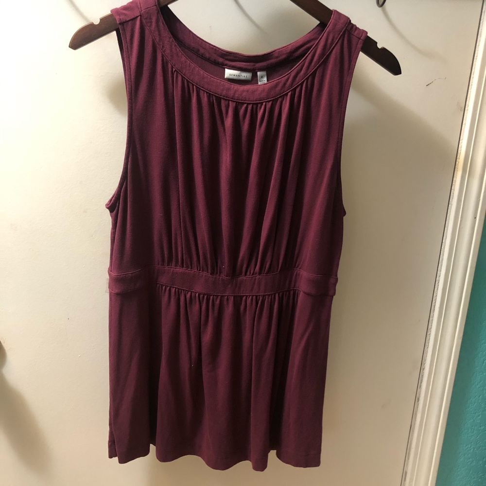 Semantiks crewneck tank top